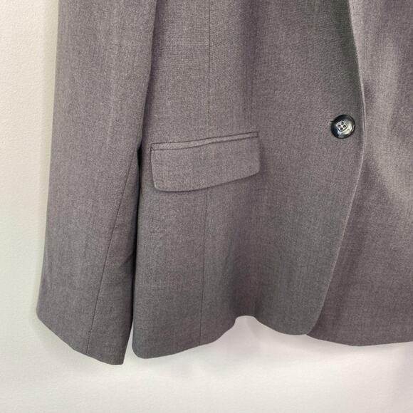 Tahari ASL Grey One-Button Long Sleeve Blazer Jacket Women's Size 12 - Picture 3 of 8